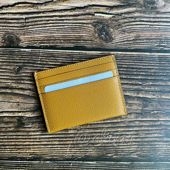 NWT Coach Leather Card Case Wallet Holder - Picture 5 of 6